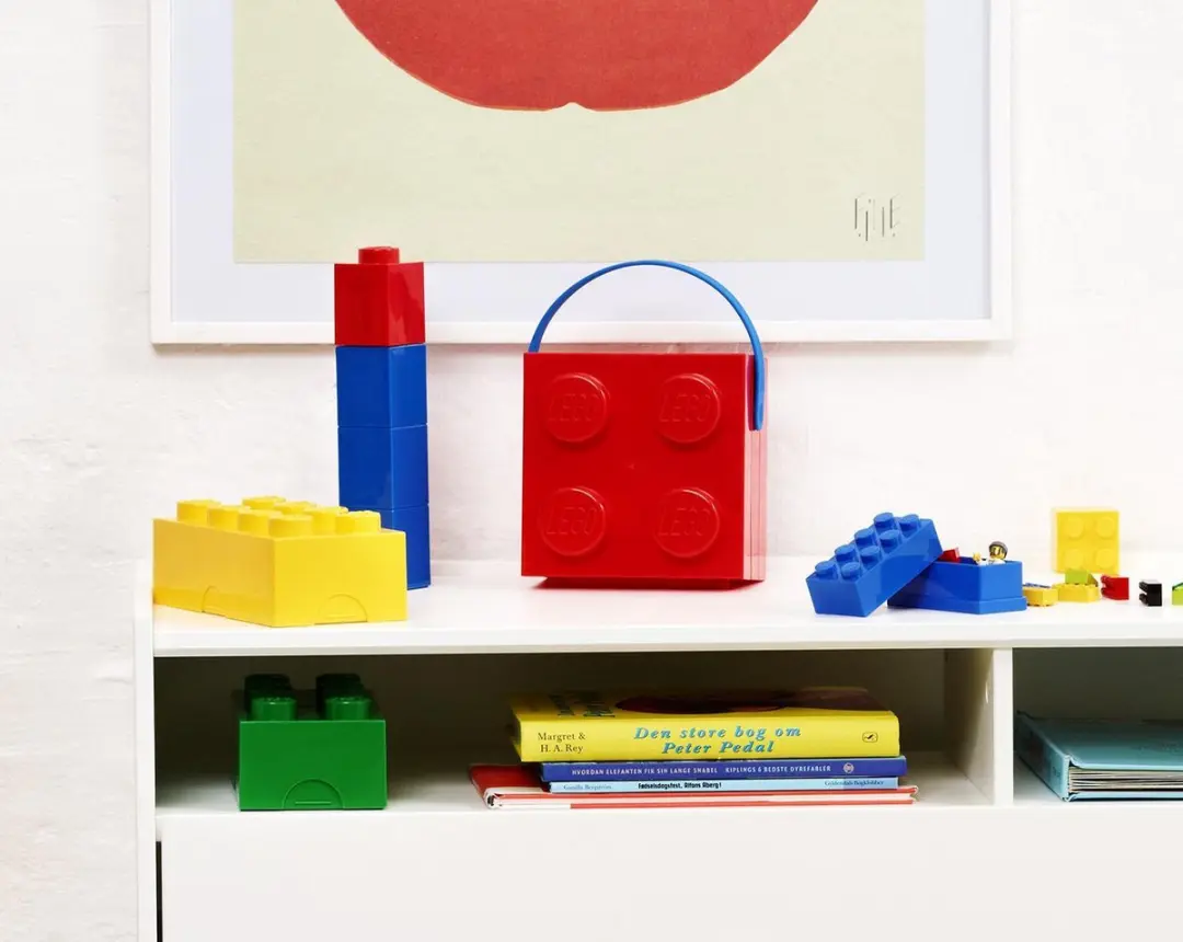 LEGO Opbergbox Mini Brick 8 - Geel
