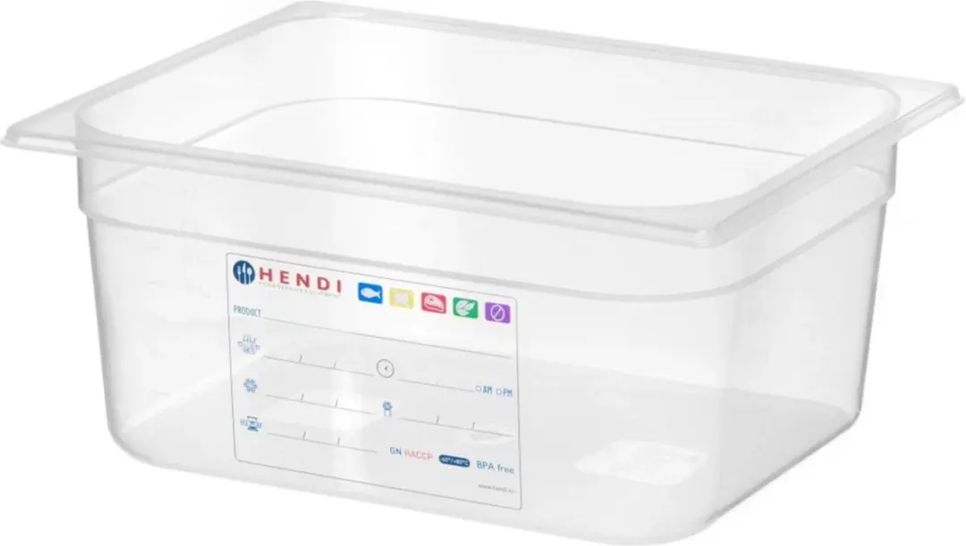 HENDI GN1/1 Luchtdichte Gastronorm Container 9,5L - 325x265x150mm