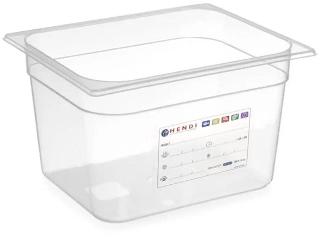 HENDI GN1/1 Luchtdichte Gastronorm Container 9,5L - 325x265x150mm