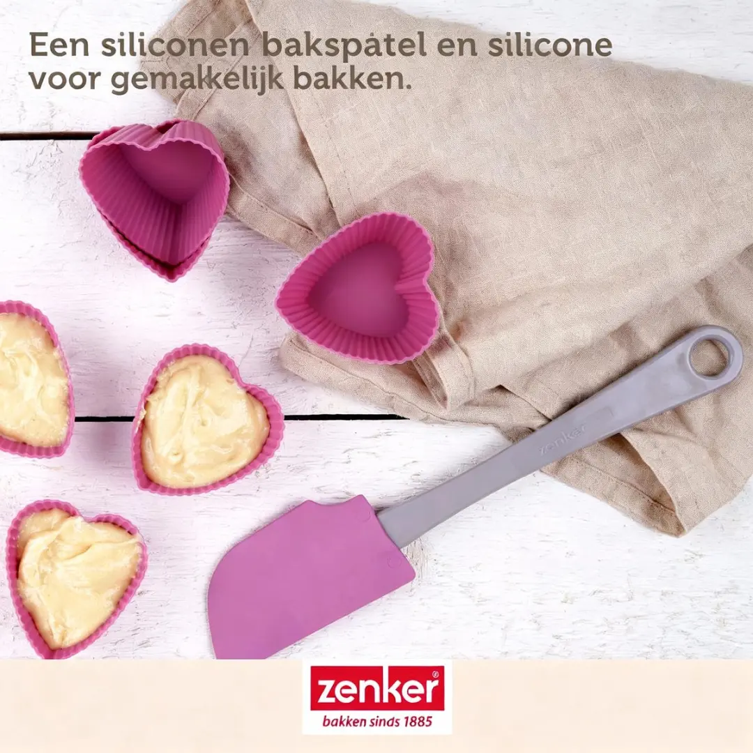 Zenker Bakkersset Mini Ronde Vormpjes 38x30cm - Zwart