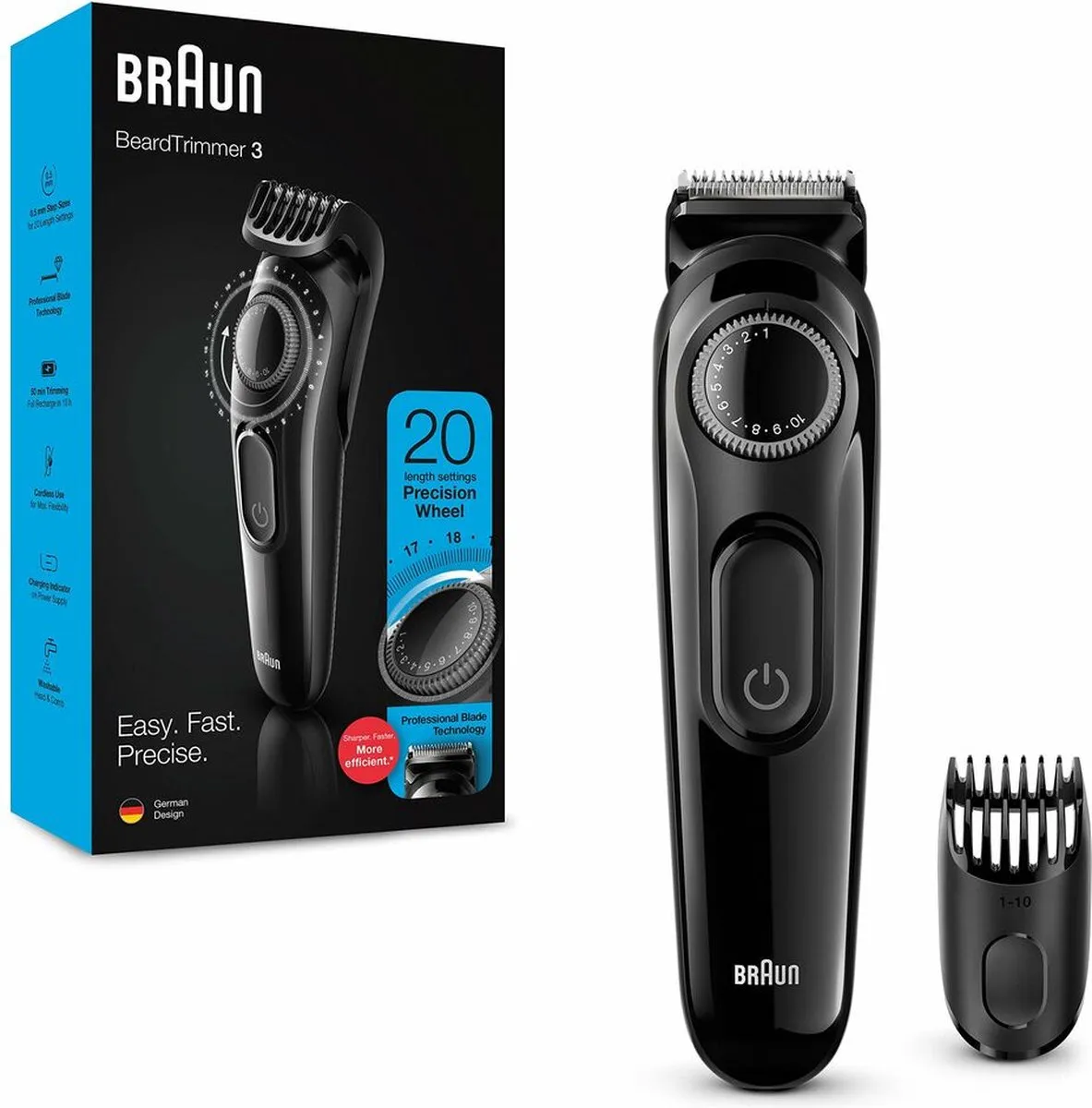 Braun BT3222 Baard- en Haartrimmer - Zwart