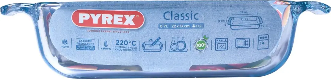 PYREX Optimum Ovenschaal 70cl - 22x13x5cm Transparant - afbeelding 6 van 6
