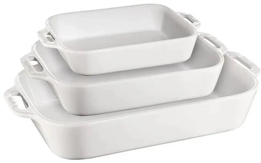 Staub Keramische Ovenschaal Set 3-delig