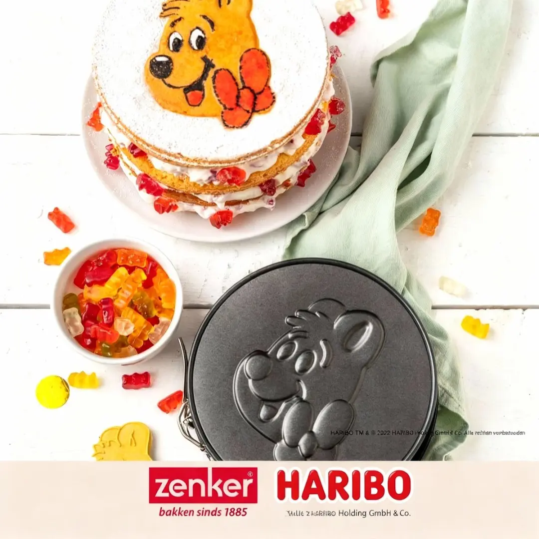 Zenker Springvorm 18cm met uitsteker - Zwart