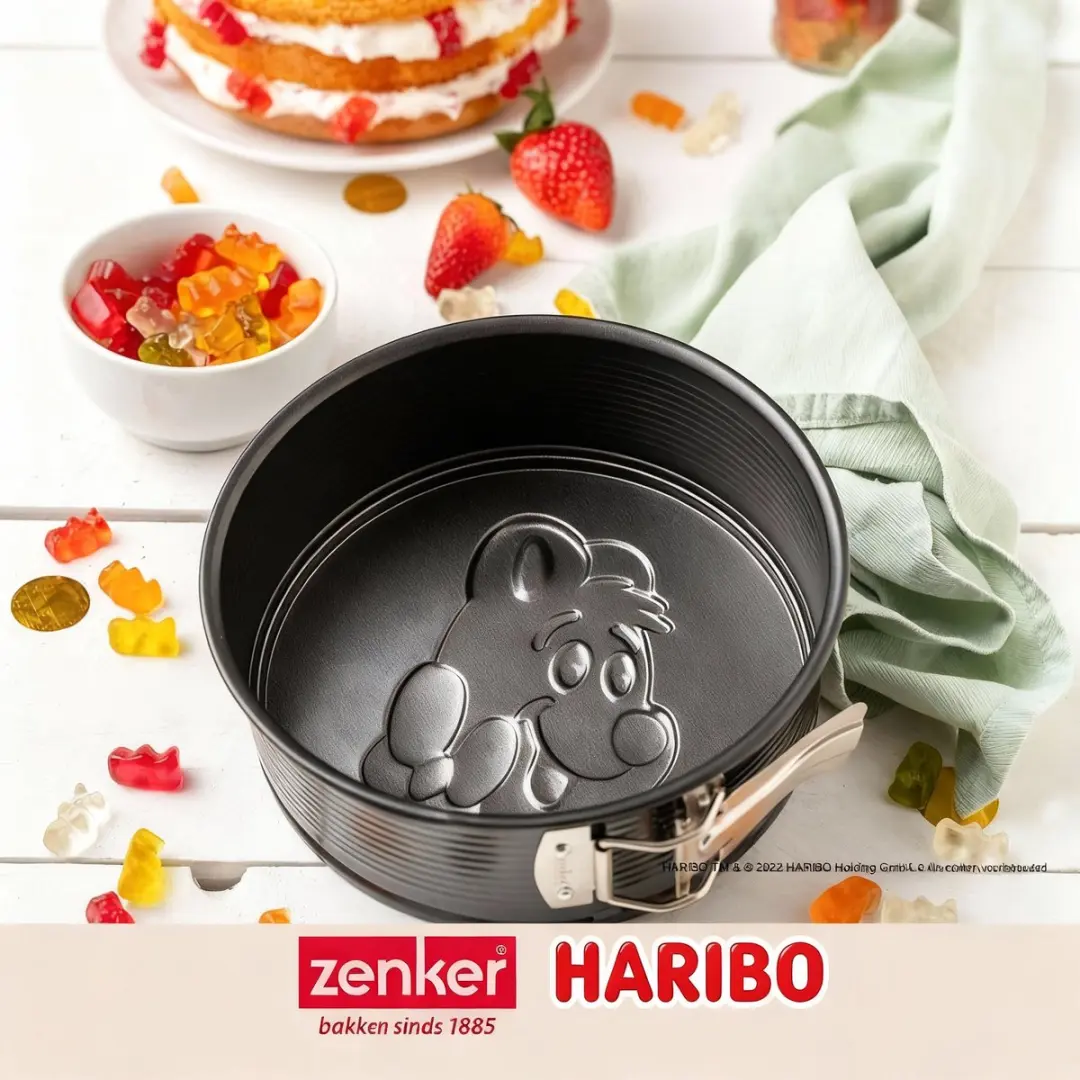 Zenker Springvorm 18cm met uitsteker - Zwart