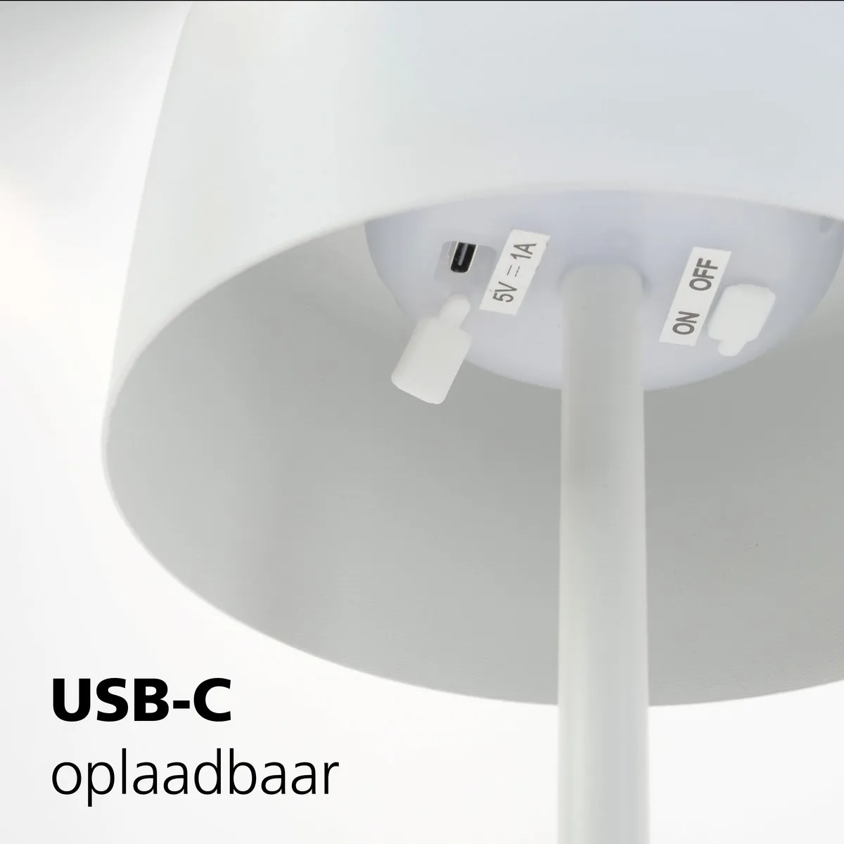 Eglo Roccanova-L Staande Lamp Solar - 120cm Wit