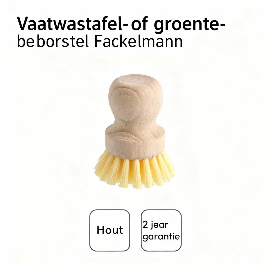 Fackelmann Houten Afwasborstel - Bruin