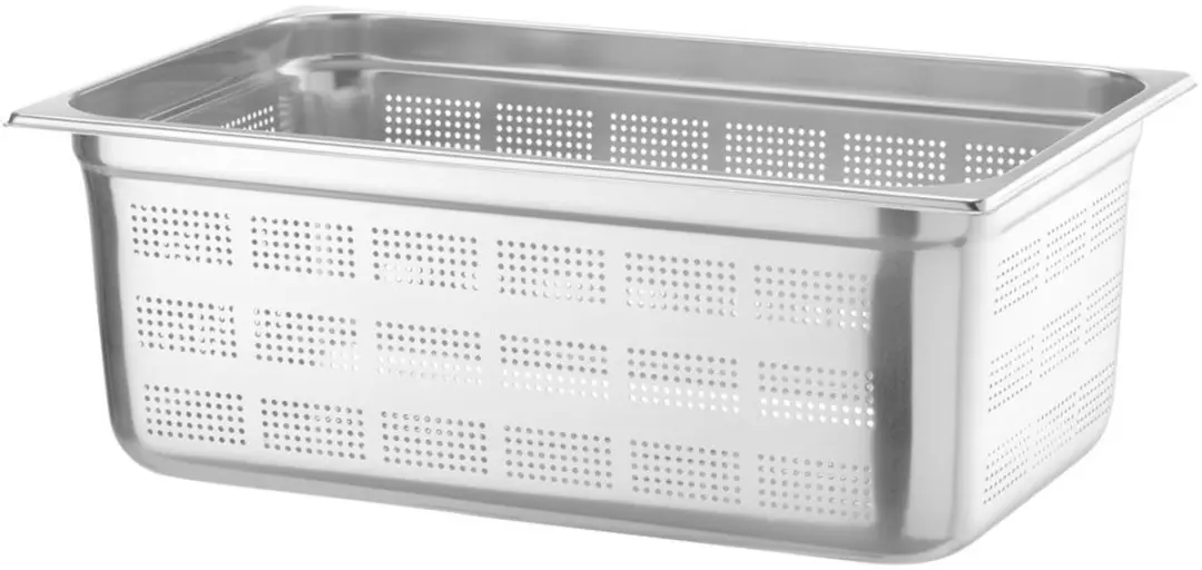 HENDI Gastronormbak 28L - 200mm - Geperforeerd Roestvrijstaal