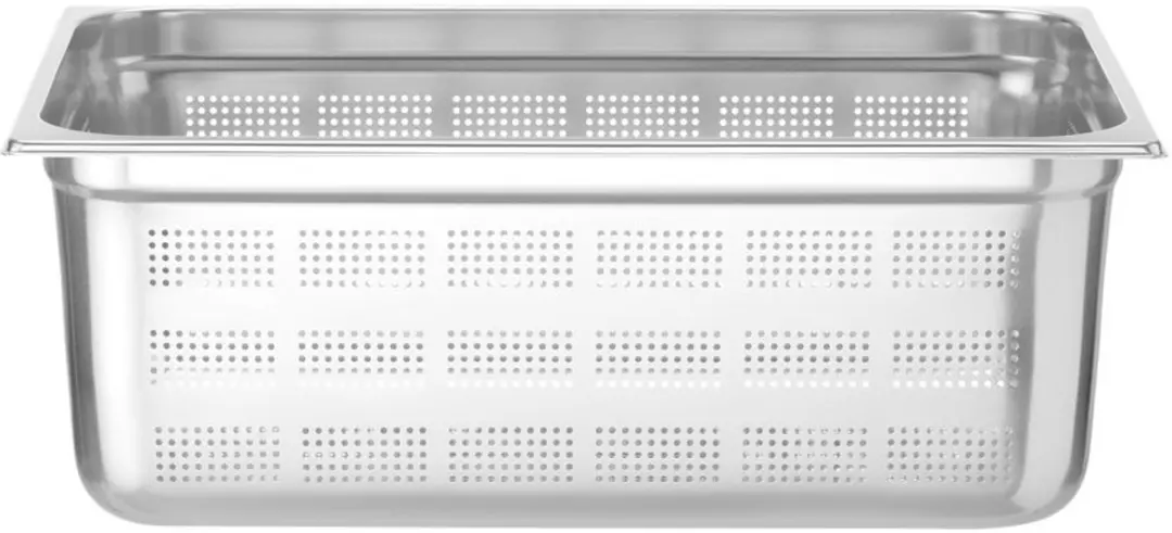 HENDI Gastronormbak 28L - 200mm - Geperforeerd Roestvrijstaal