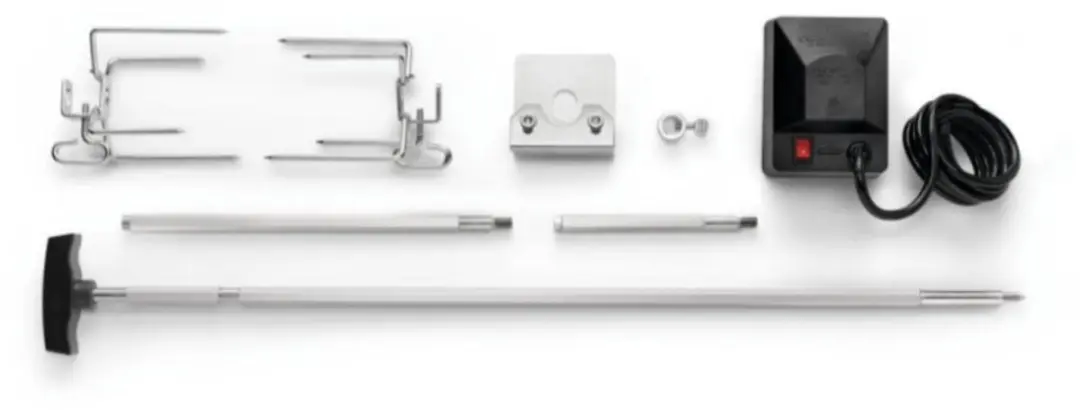 Napoleon Prestige PRO 500 Draaispit - RVS/zwart - 7 Stuks