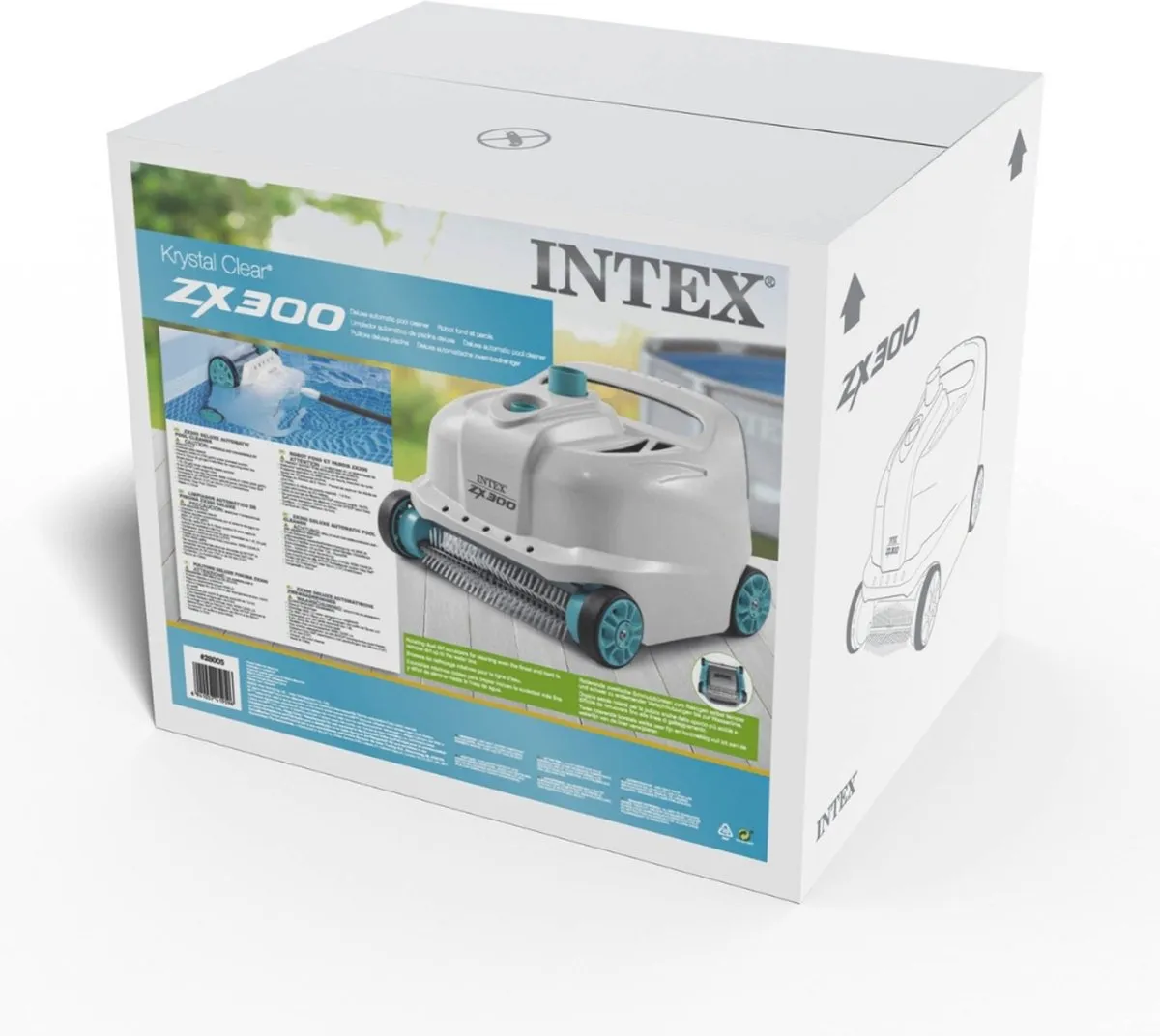 Intex Deluxe ZX300 Zwembadstofzuiger - 4-delig - Créme