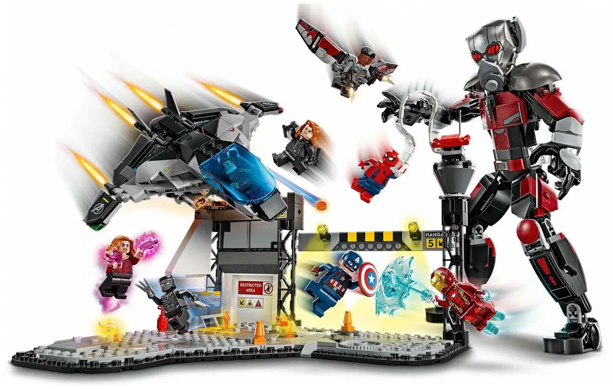 LEGO Marvel Civil War Actiescène 76314 - 736 Stukken