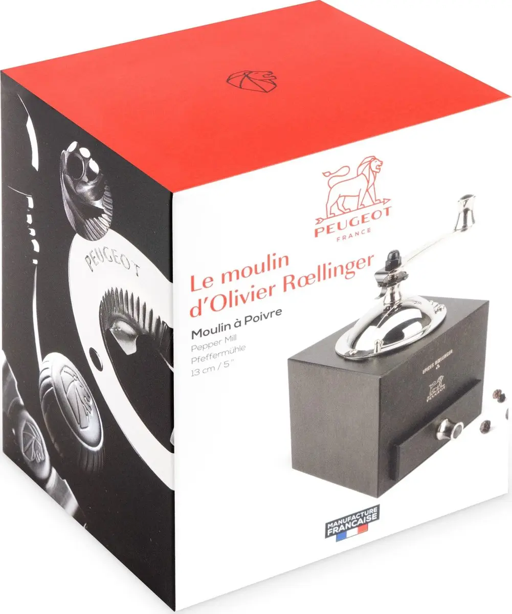 Peugeot Roellinger Pepermolen 13cm - Chocolade