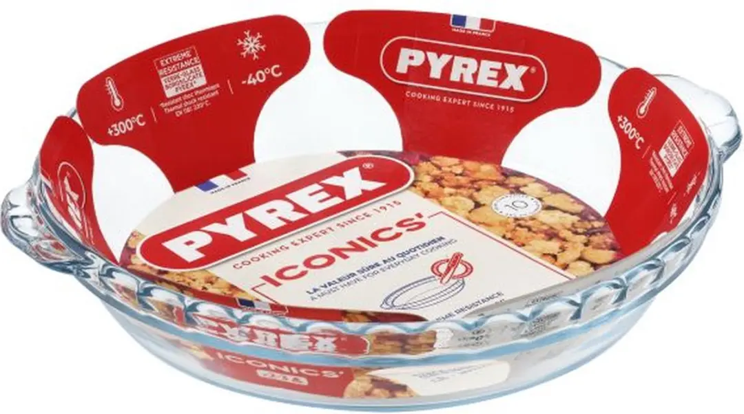 PYREX Iconic's Taartvorm Ø21cm - Borosilicaatglas - Transparant - afbeelding 6 van 6