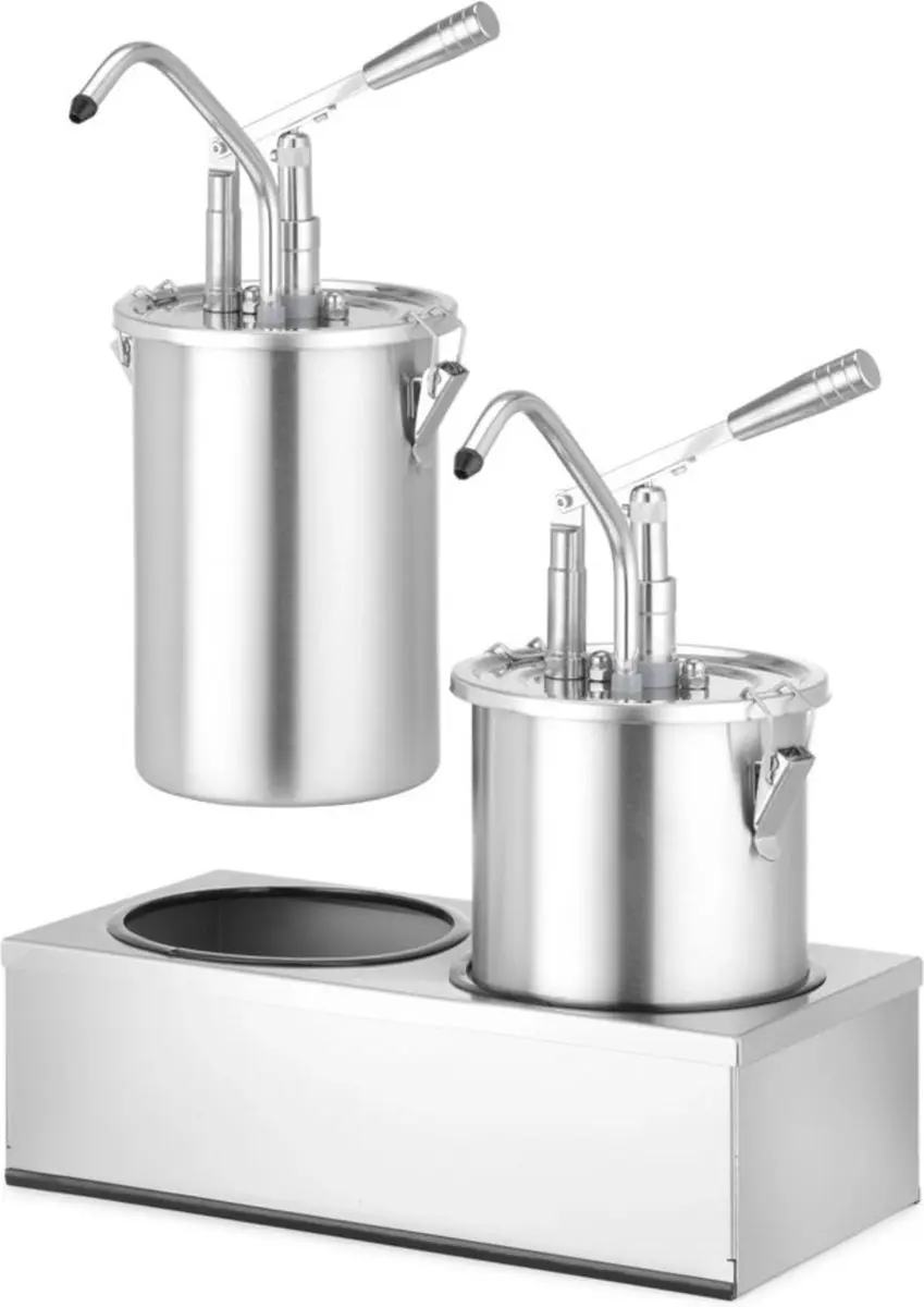HENDI Sauspomp Set 2 Stuks - 9L - 35ml Porties