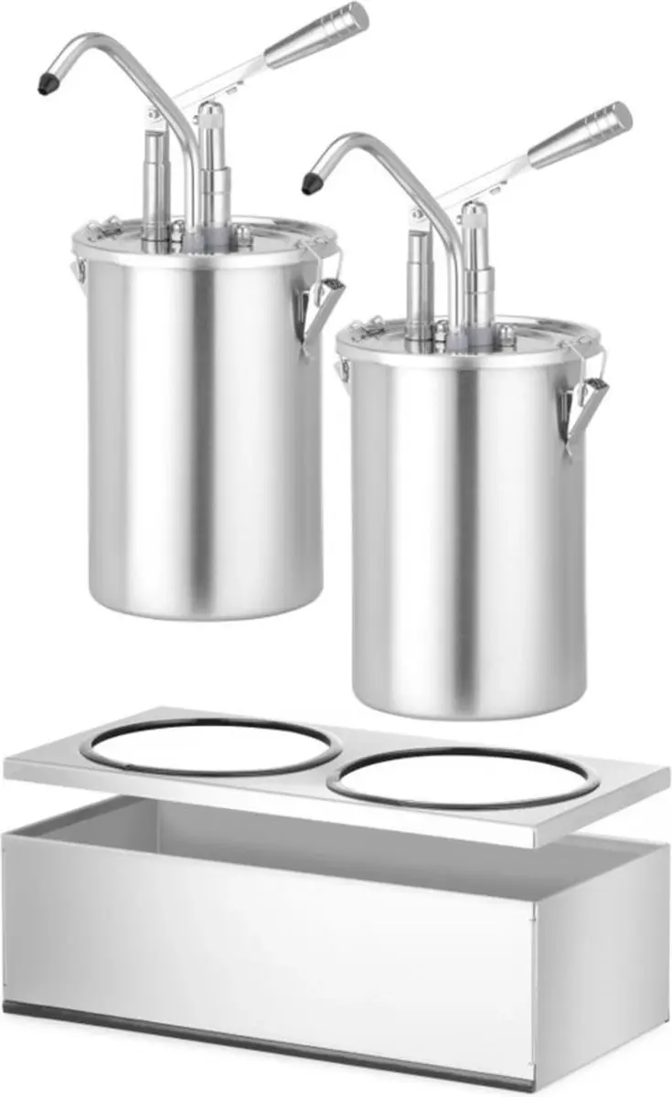 HENDI Sauspomp Set 2 Stuks - 9L - 35ml Porties