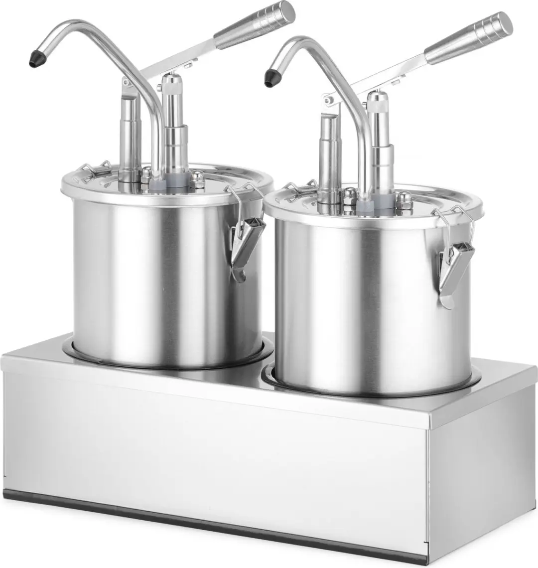 HENDI Sauspomp Set 2 Stuks - 9L - 35ml Porties