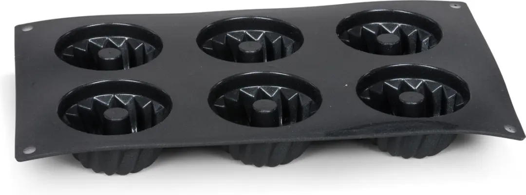 Patisse Mini Tulbandvorm Starflex - 6 Stuks Zwart