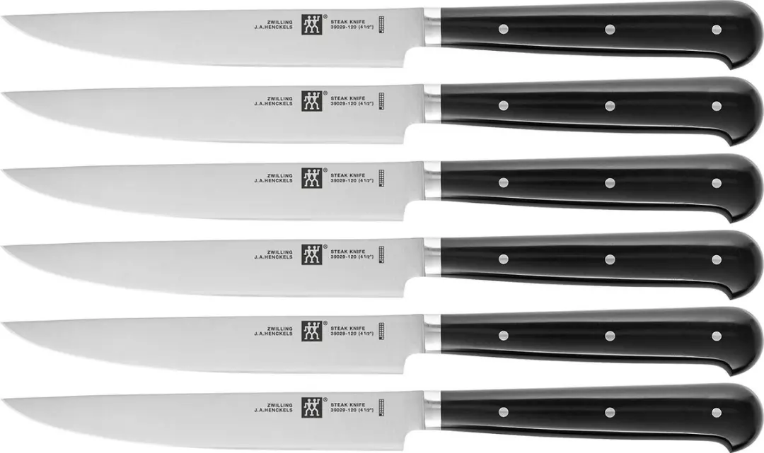 Zwilling Matteo Thun Steakmessenset 6-delig - Zwart