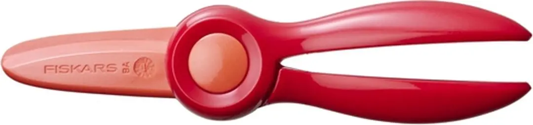 Fiskars 1064065 Kinderschaar Rechte Knip Rood