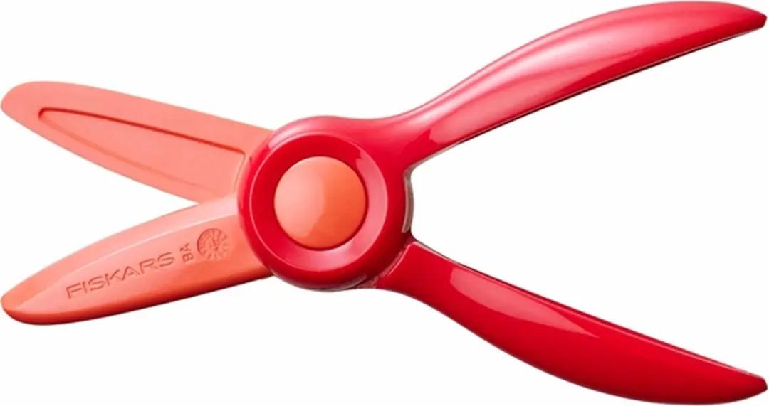 Fiskars 1064065 Kinderschaar Rechte Knip Rood