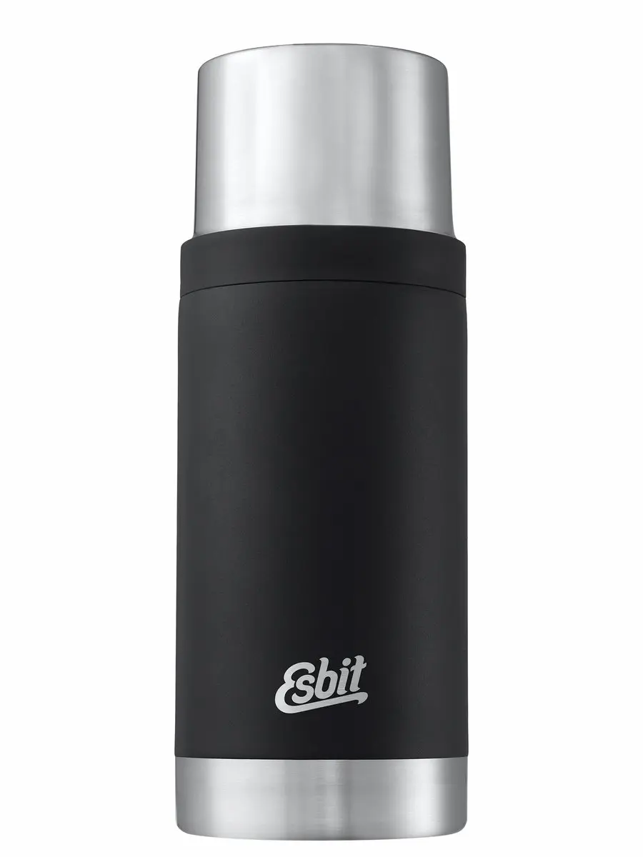 Esbit Sculptor Thermosfles 750ml - Mat Zwart - RVS