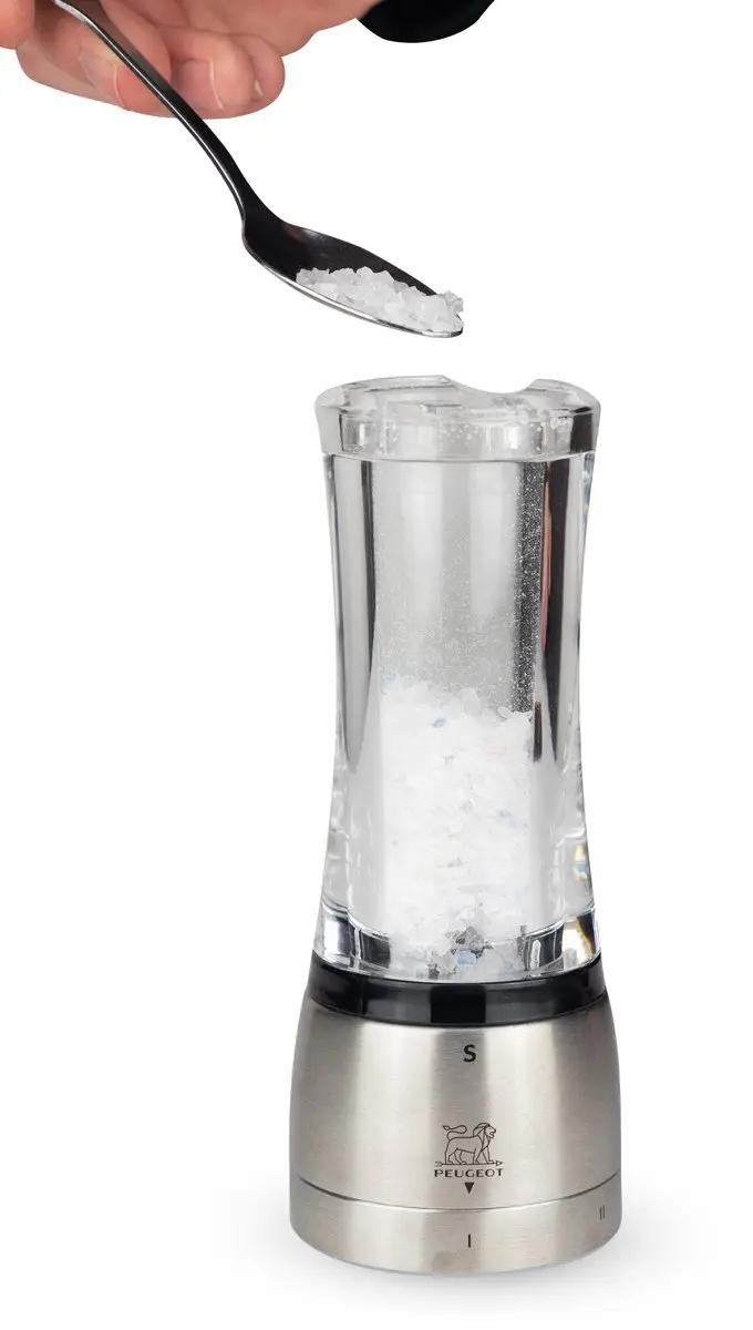 Peugeot Daman Zoutmolen 16cm Zirlion - Transparant/Zilver