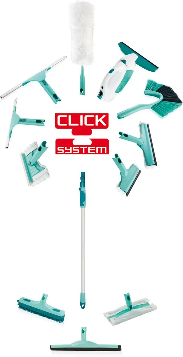 Leifheit Click System Inwasser M 26cm - Turquoise/Wit