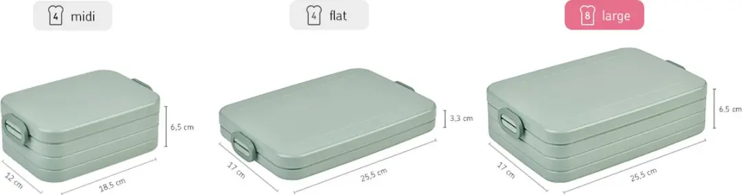 Mepal Lunchbox Large - 2 Vakken - 1,5L - Vivid Blue
