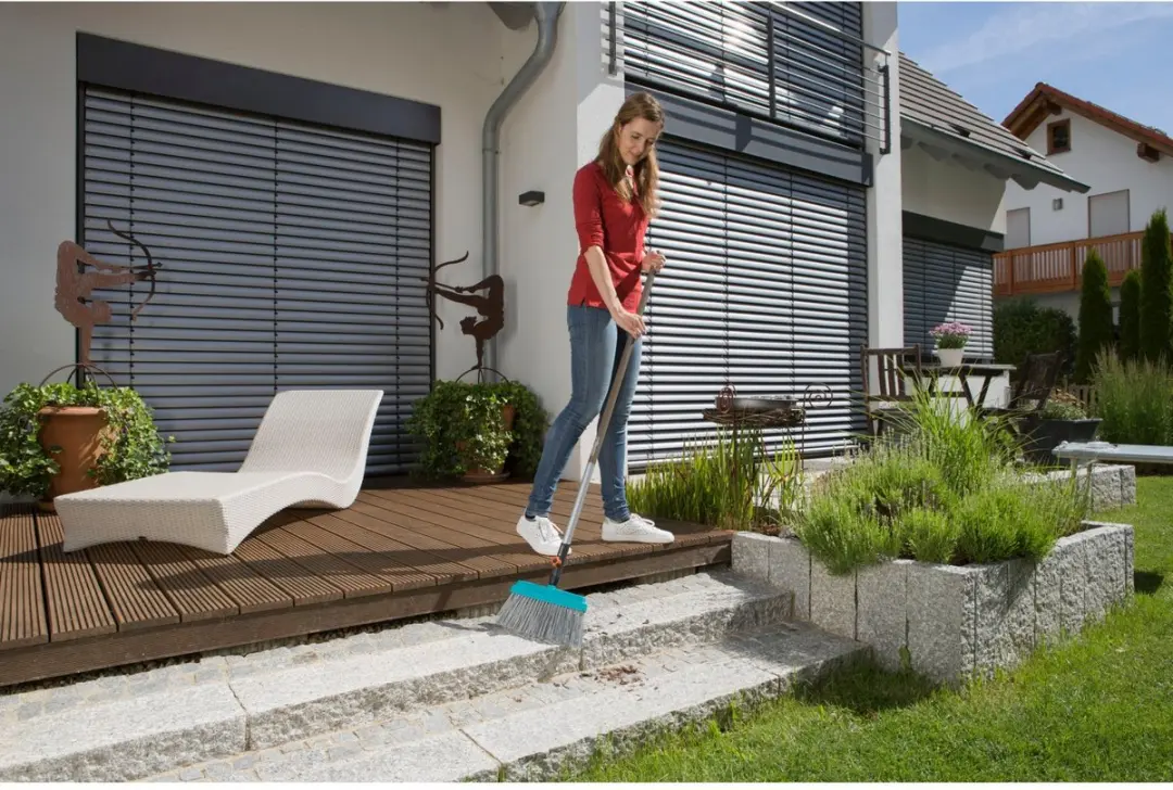 Gardena Combisystem Terrasbezem 32cm - Blauw/Grijs - afbeelding 6 van 6