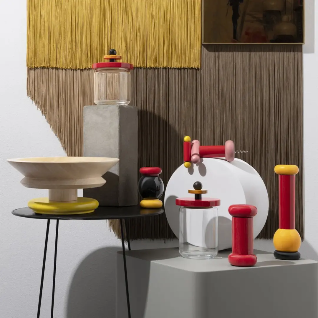 Alessi Twergi Peper- en zoutset MP0210 - Rood