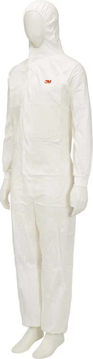 3M 4545 BICO PE Antistatische Overall - L - Wit