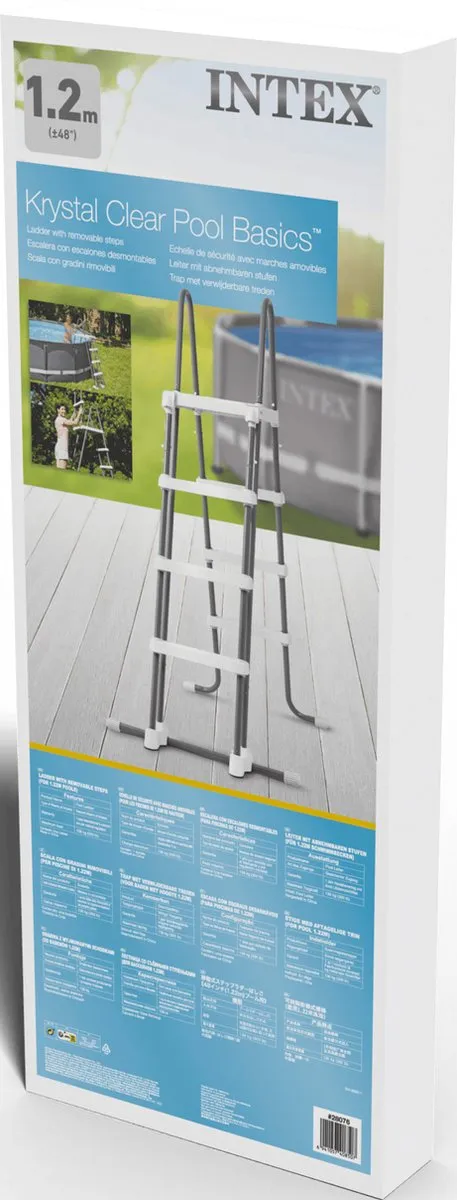 Intex Deluxe Zwembadladder 28076 - 122cm