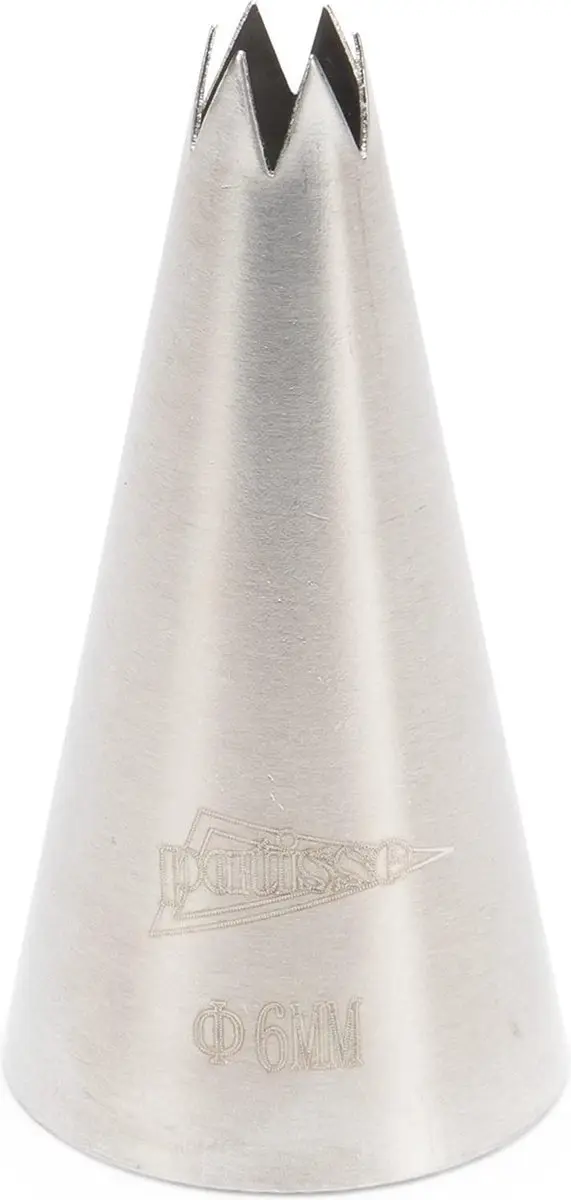 Patisse Spuitmondje RVS Ster 4mm
