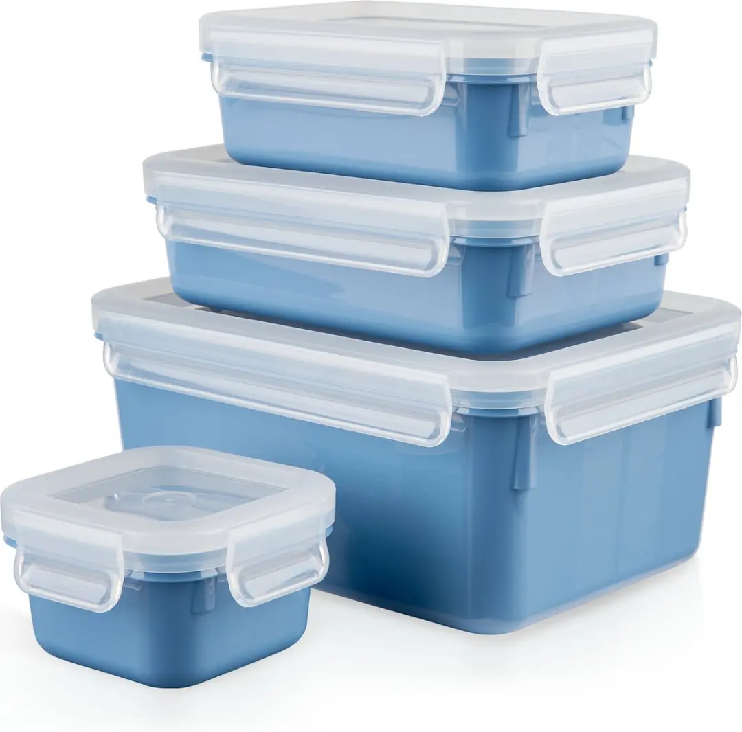 Tefal MasterSeal Colour Vershouddozen 4-delig - Blauw - afbeelding 6 van 6