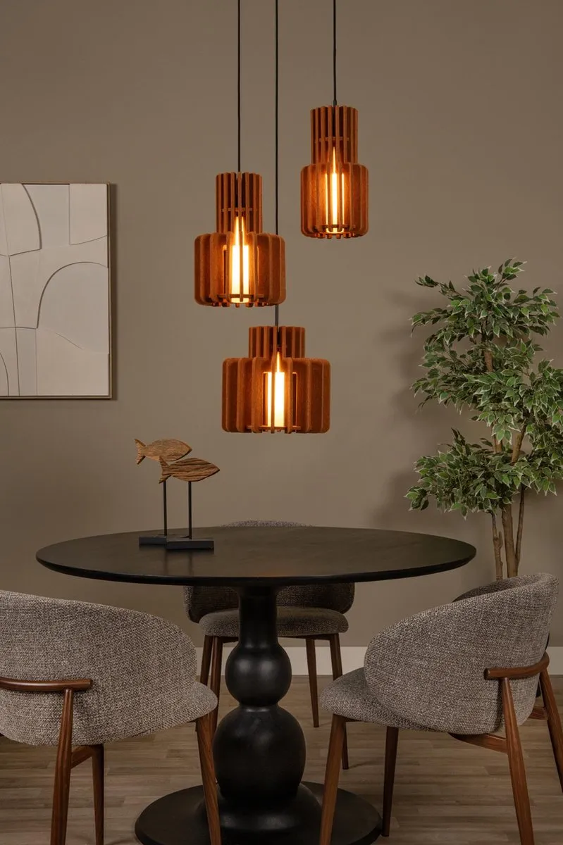 Lucide Rollo Hanglamp 3xE27 Terracotta