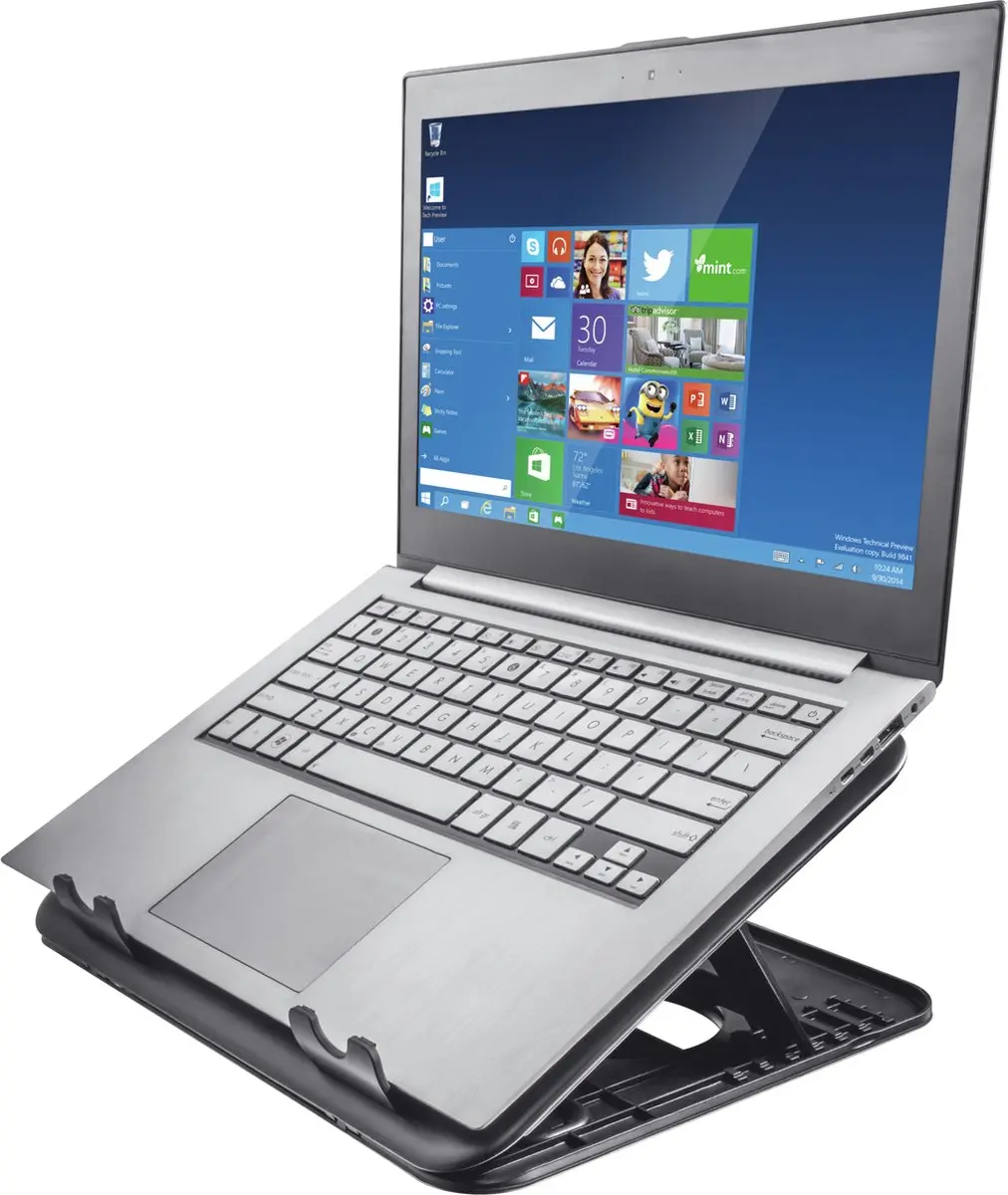 Trust Cyclone 17866 Laptopkoeler - 16 inch - Zwart