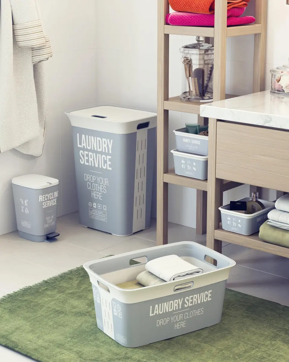 Kis Chic Home Wasbox 60L - Grijs