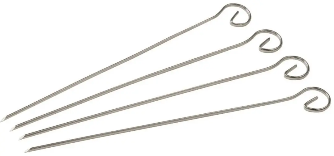 Fackelmann BBQ Editie Roestvrijstalen Spiesjes 16 Stuks - 21 cm - afbeelding 6 van 6