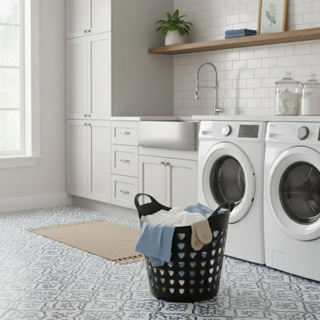 Excellent Houseware Flexibele Wasmand 3x - 26L - Zwart