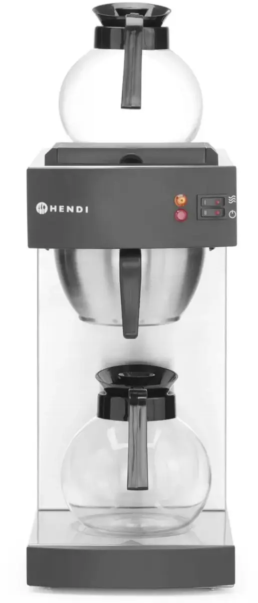 Hendi Filterkoffiezetapparaat 1,8L - Roestvast staal - Zwart