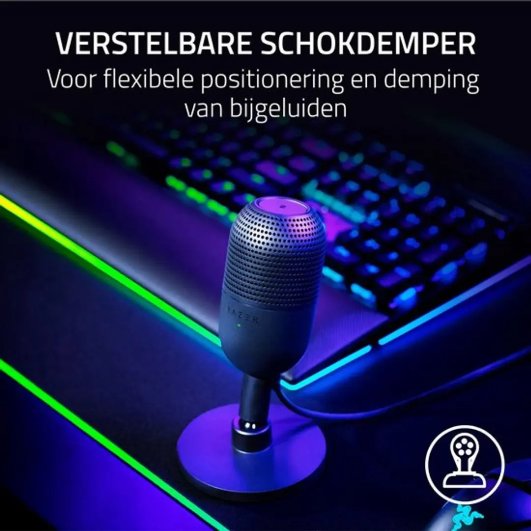 Razer Seiren V3 Mini RZ19-05050200-R3M1 USB Microfoon - Roze/Quartz