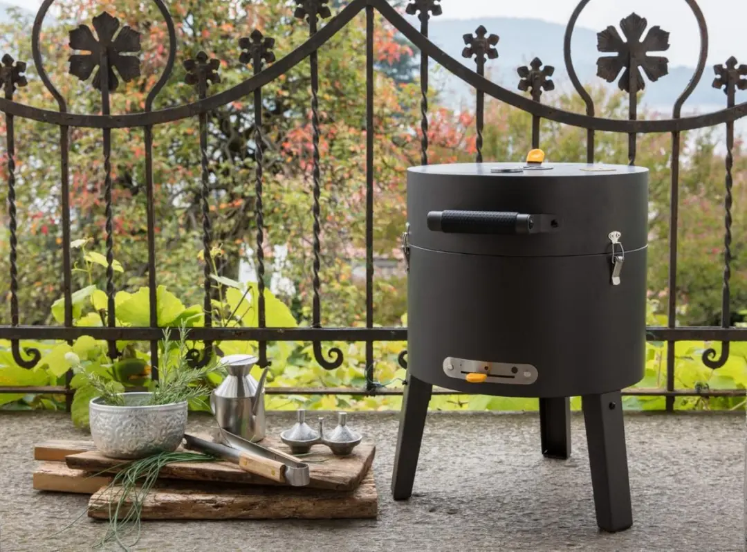 Boretti Tonello Houtskoolbarbecue 37cm - Antraciet