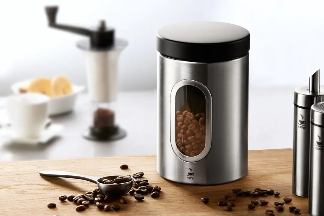 GEFU Voorraadpot Piero 500ml - Ø11cm - Zwart