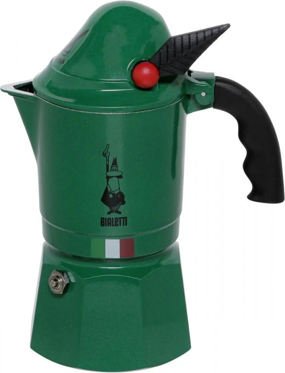 Bialetti Moka Alpina 3-kops 120ml - Groen