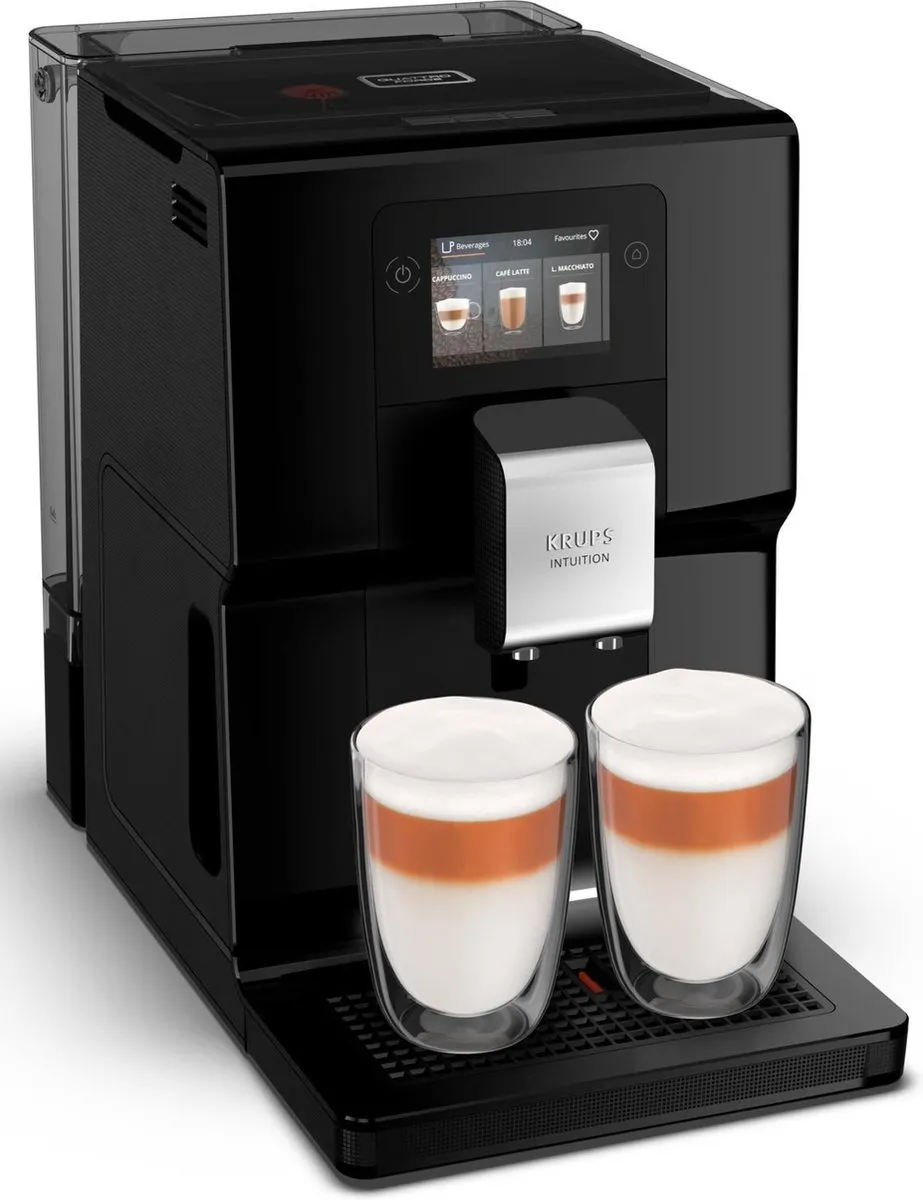 Krups Intuition EA8738 Volautomatische Espressomachine - 11 Recepten - Zwart