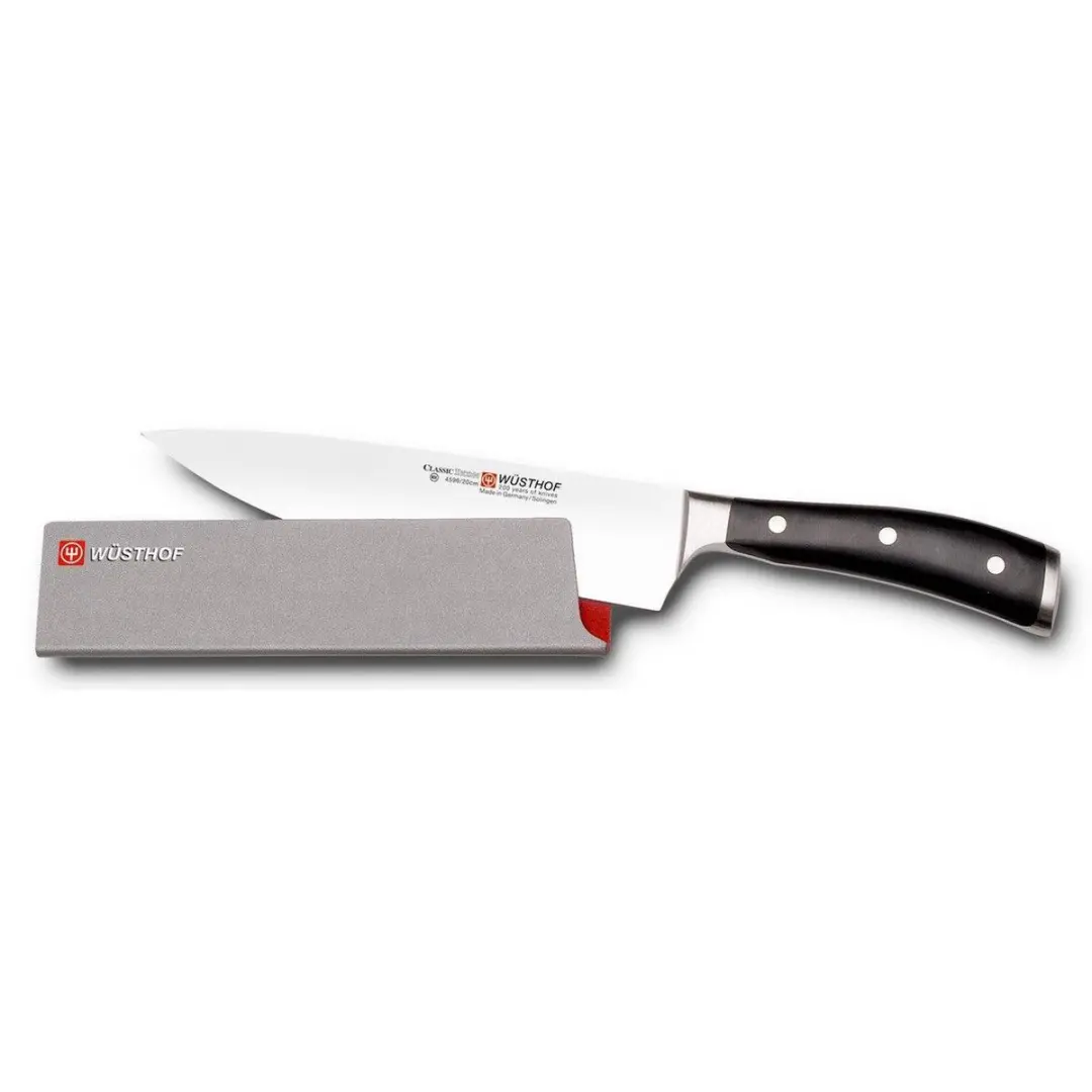Wusthof BladeGuard Mesbeschermer 20cm - Grijs/Rood