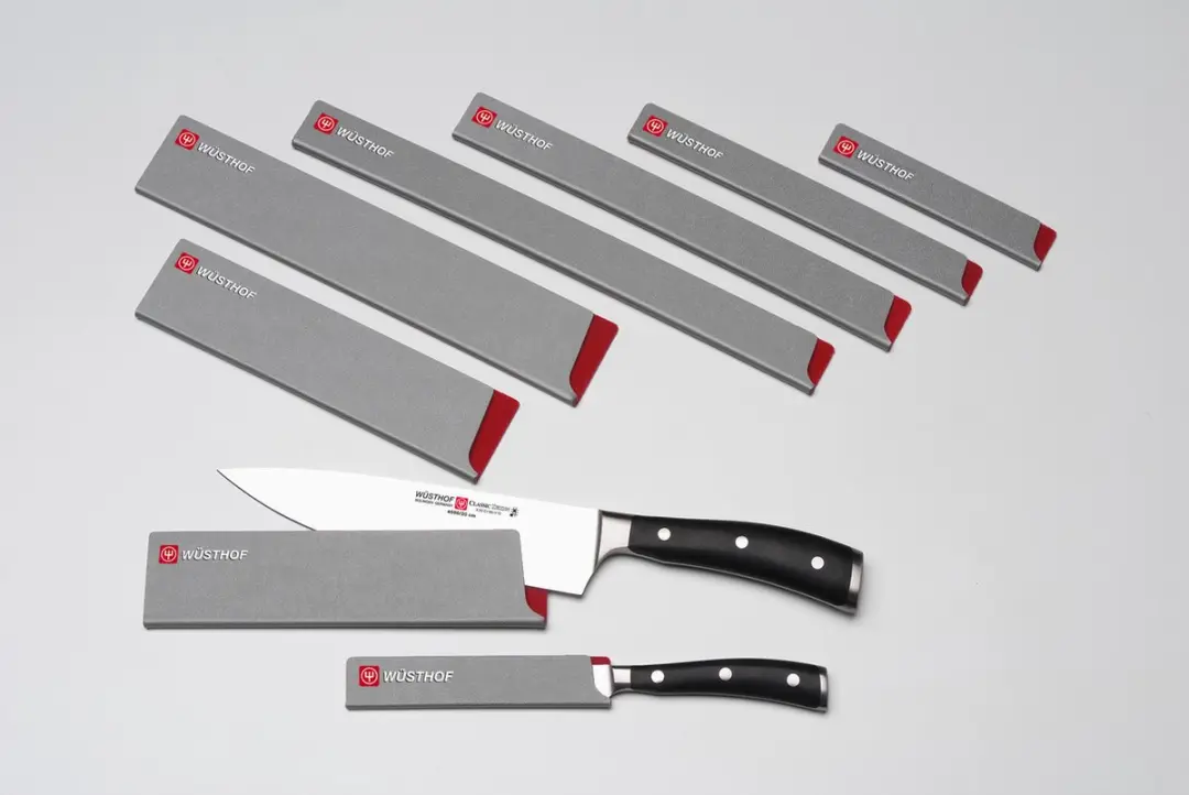 Wusthof BladeGuard Mesbeschermer 20cm - Grijs/Rood
