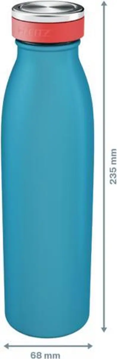 Leitz Cosy Dubbelwandige Waterfles 500ml - Fluweel Grijs