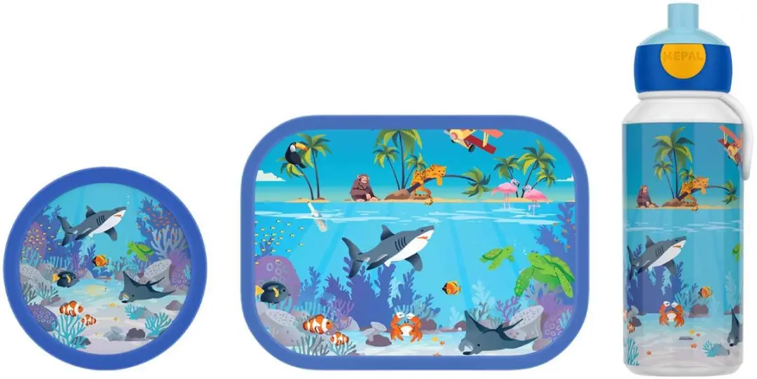 Mepal Campus Set Lunchset 3-delig - 0.70L - Wild Horse